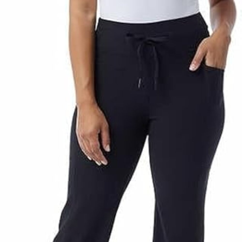 New 32 Degrees Wide Leg Pants Woman - Ribbed Semi-Flare Pant - Yoga Pants